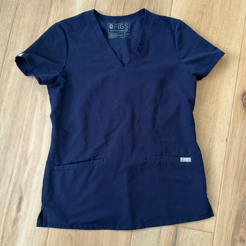 Figs top xxs navy